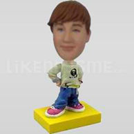 Custom Bobblehead Man Casual 13-11199