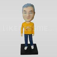 Custom Bobblehead Man Casual 16-11200