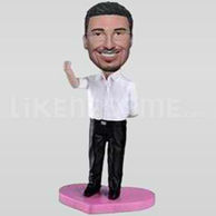 Custom Bobblehead Man Casual 21-11202