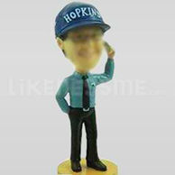 Custom Bobblehead Man Talking On Phone-11218