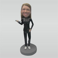 Custom sports woman bobbleheads