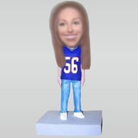 Custom girl bobbleheads