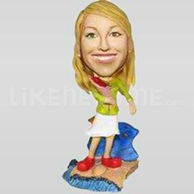 Custom Bobblehead Woman Cloggs-11339