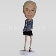 Custom Bobblehead Woman Outfit 4-11345