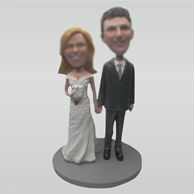 Custom wedding bobblehead dolls