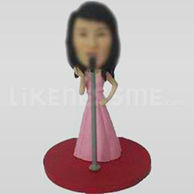 Custom Bobblehead Singer-11361