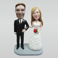 Personalized custom wedding bobblehead dolls
