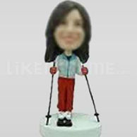 Custom Bobblehead Woman Casual 11408-11409