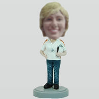 Custom female coach bobble heads