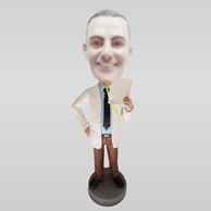 Personalized custom doctor bobble heads