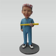 Custom baseball bobble head