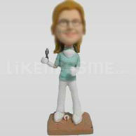 Female Dentist Bobble Head Doll-11596