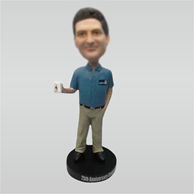 Custom hold coffee bobbleheads