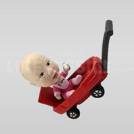 Custom Bobblehead Baby Wagon-11644