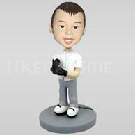 Youth Baseball Uniform Bobblehead-11653