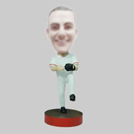 Personalized custom baseball bobble head