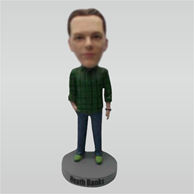 Custom Plaid shirt bobbleheads