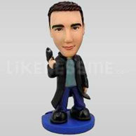 Secret Agent Gangster Bobblehead-11716