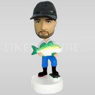 Fred the Fisherman Bobblehead-11736