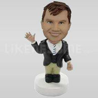 Happy Waving Personalized Bobblehead-11737