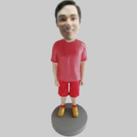 Customized casual funny man bobble heads