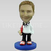 Urban Teen with Headphones Bobblehead-11741