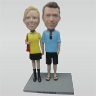 Custom sweet lovers bobbleheads