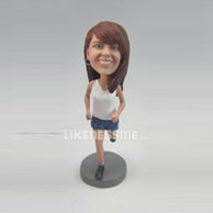 Custom Running girl bobbleheads