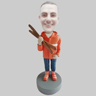 Custom Skiing bobble heads