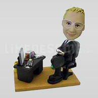 Businessman in Office Bobblehead-11923