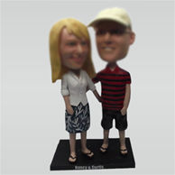 Custom weet wedding bobble head doll