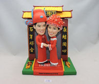 Personalized custom happy couple bobble heads