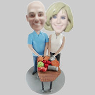 Custom couple bobble heads