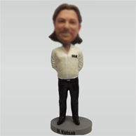 Custom casual man bobble heads