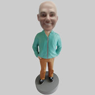 Personalized custom casual bobbleheads