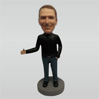 Custom casual man bobblehead