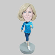 Custom Morning exercise bobbleheads