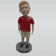 Customize black shoes bobblehead dolls