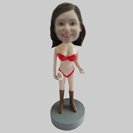 Custom sexy girl bobbleheads