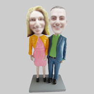 Custom couple bobble head