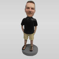 Customize Relaxing man bobbleheads