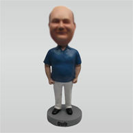 Customize Relaxing man bobble heads