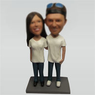 Custom Happiness wedding bobble head