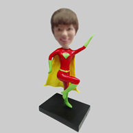 Personalized custom super woman bobblehead dolls