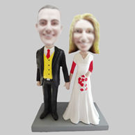 Personalized custom wedding bobbleheads