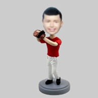 Personalized custom baseball player bobble heads