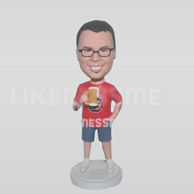 Comfortable Male bobble head doll