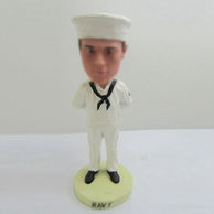 Personalized custom Navy servicemen bobbleheads
