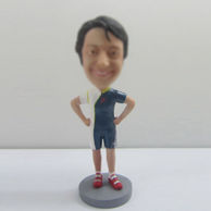 Personalized custom sports man bobbleheads