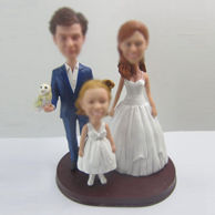 Personalized custom family bobbleheads